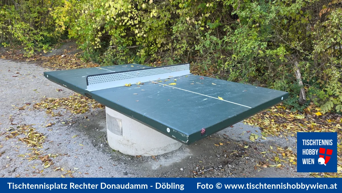 Tischtennistisch Rechter Donaudamm Spielplatz 8, 19. Bezirk, Döbling