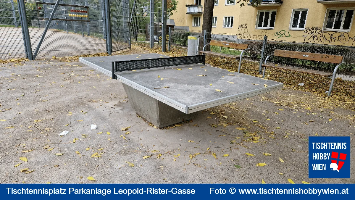 Tischtennistisch Parkanlage Leopold-Rister-Gasse, 5. Bezirk, Margareten