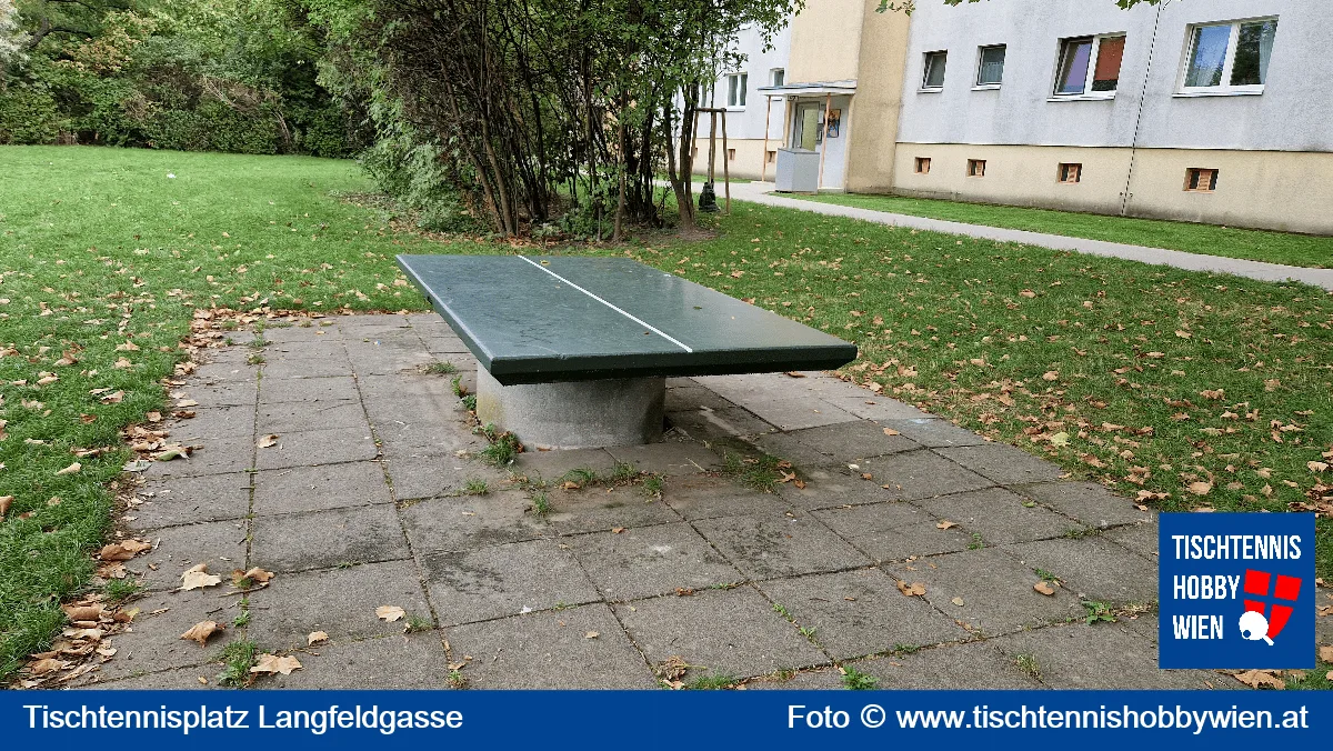 Tischtennistisch Langfeldgasse, 21. Bezirk, Floridsdorf