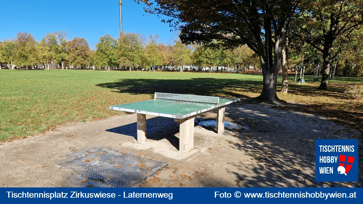 Tischtennistisch Prater - Zirkuswiese - Laternenweg, 2. Bezirk, Leopoldstadt