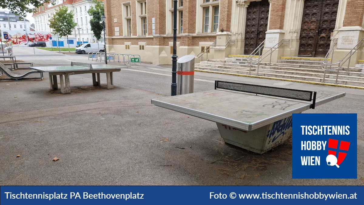 Tischtennistisch Parkanlage Beethovenplatz, 1. Bezirk, Innere Stadt