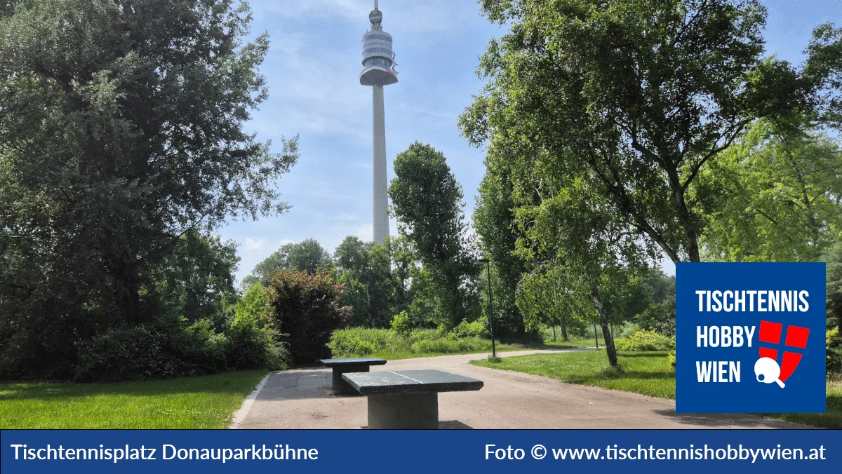 Tischtennistisch Donaupark - Bühne, 22. Bezirk, Donaustadt