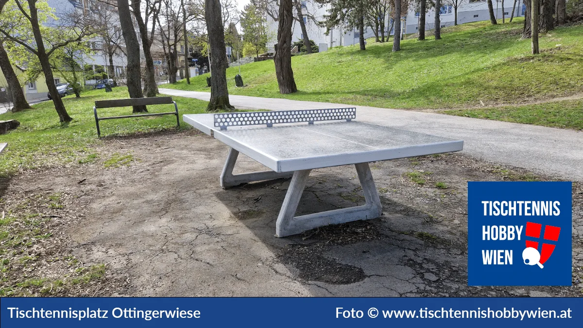 Tischtennistisch Ottingerwiese, 18. Bezirk, Währing