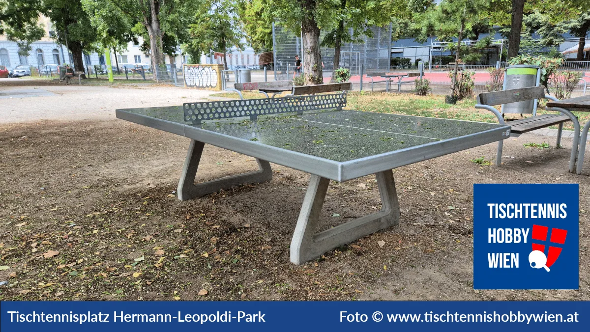 Tischtennistisch Hermann-Leopoldi-Park, 12. Bezirk, Meidling