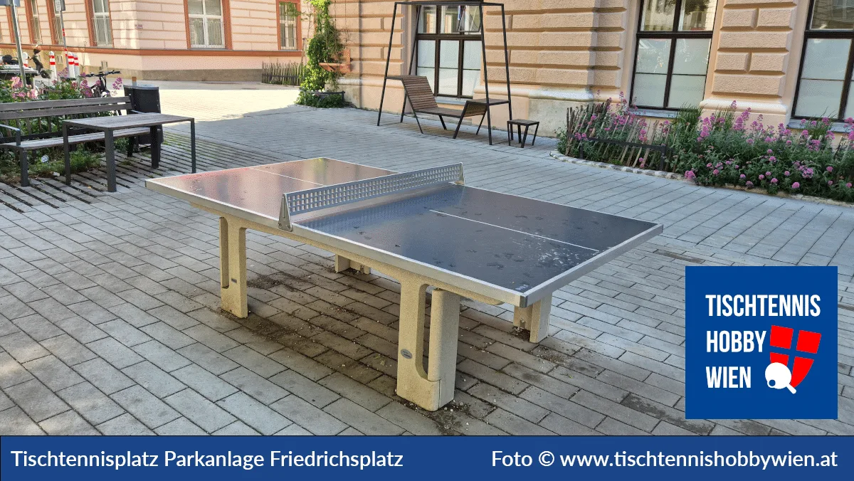 Tischtennistisch PA Friedrichsplatz, 15. Bezirk, Rudolfsheim-Fünfhaus