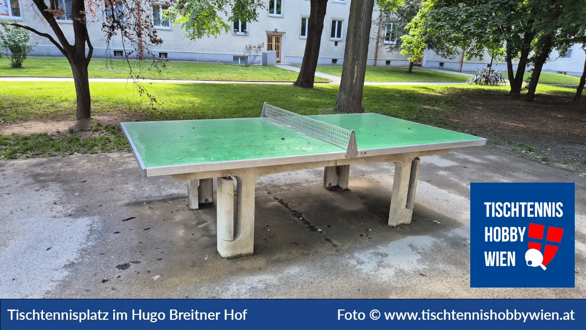 Tischtennistisch Hugo Breitner Hof, 14. Bezirk, Penzing