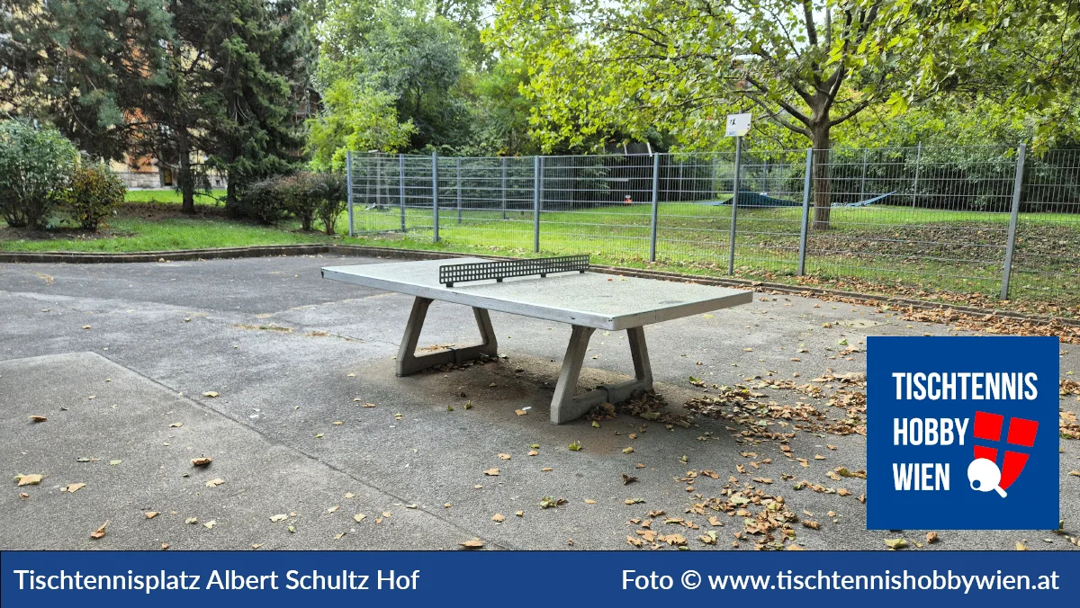 Tischtennistisch Albert Schultz Hof, 22. Bezirk, Donaustadt