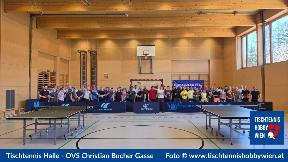 Tischtennistisch Tischtennis Hobby Wien Halle – OVS Christian-Bucher-Gasse, 21. Bezirk, Floridsdorf