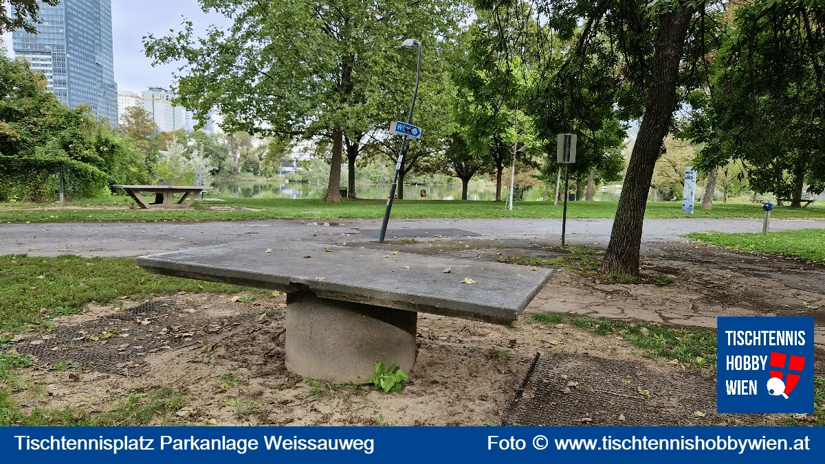 Tischtennistisch Parkanlage Weissauweg, 22. Bezirk, Donaustadt