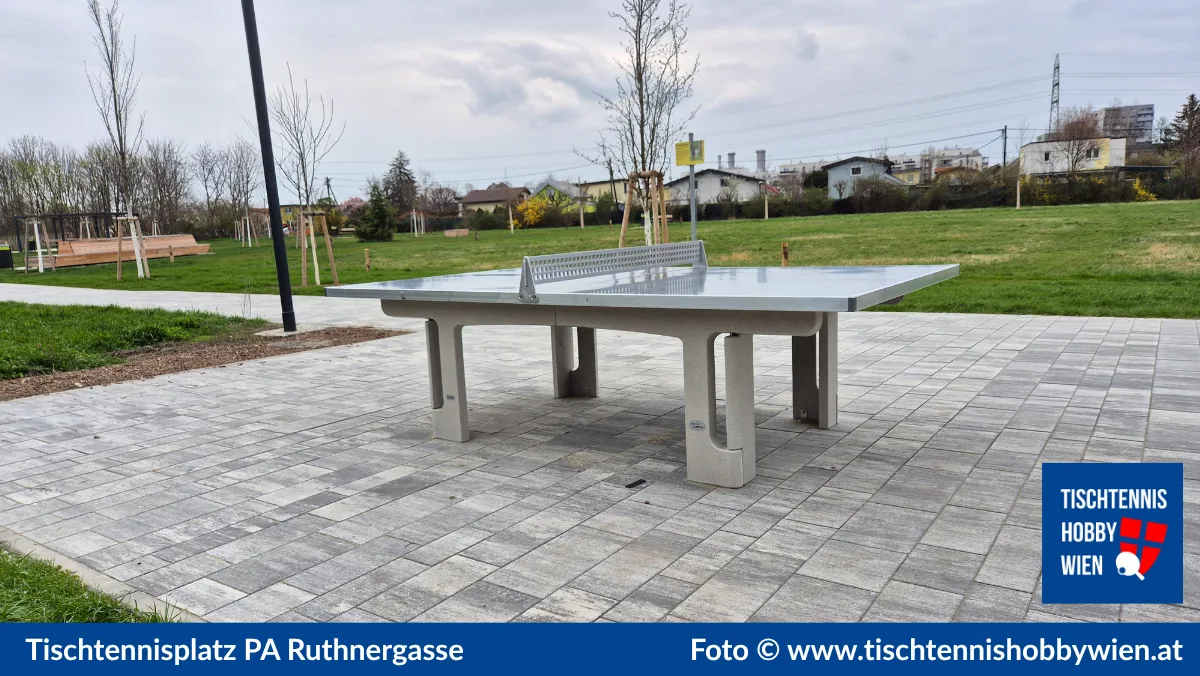 Tischtennistisch PA Ruthnergasse, 21. Bezirk, Floridsdorf