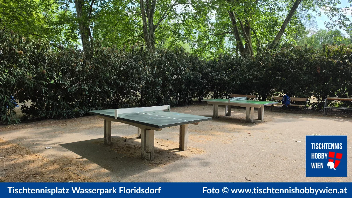Tischtennistisch Wasserpark Floridsdorf, 21. Bezirk, Floridsdorf