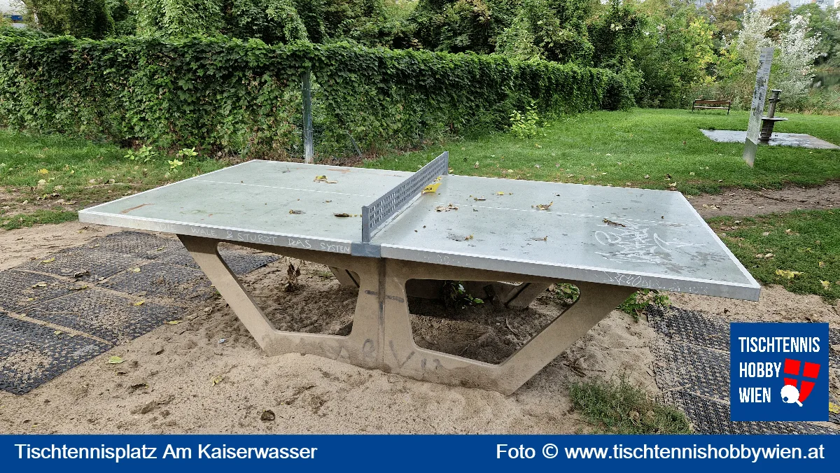 Tischtennistisch Am Kaiserwasser, 22. Bezirk, Donaustadt