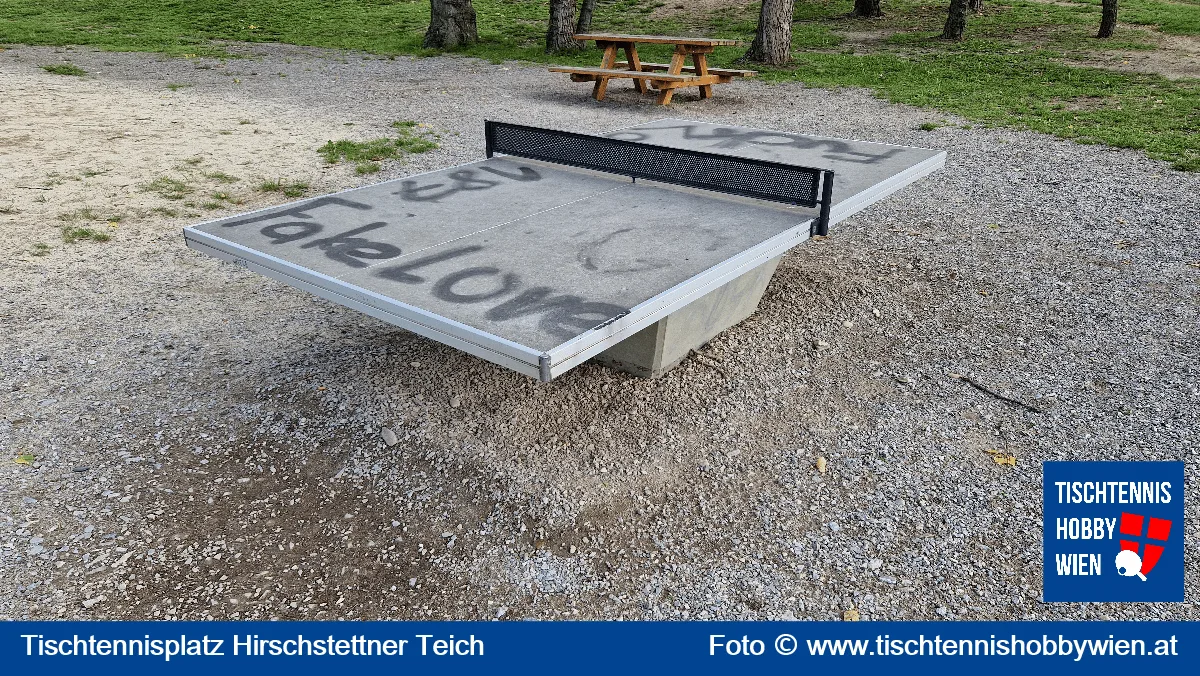 Tischtennistisch Hirschstettner Teich, 22. Bezirk, Donaustadt