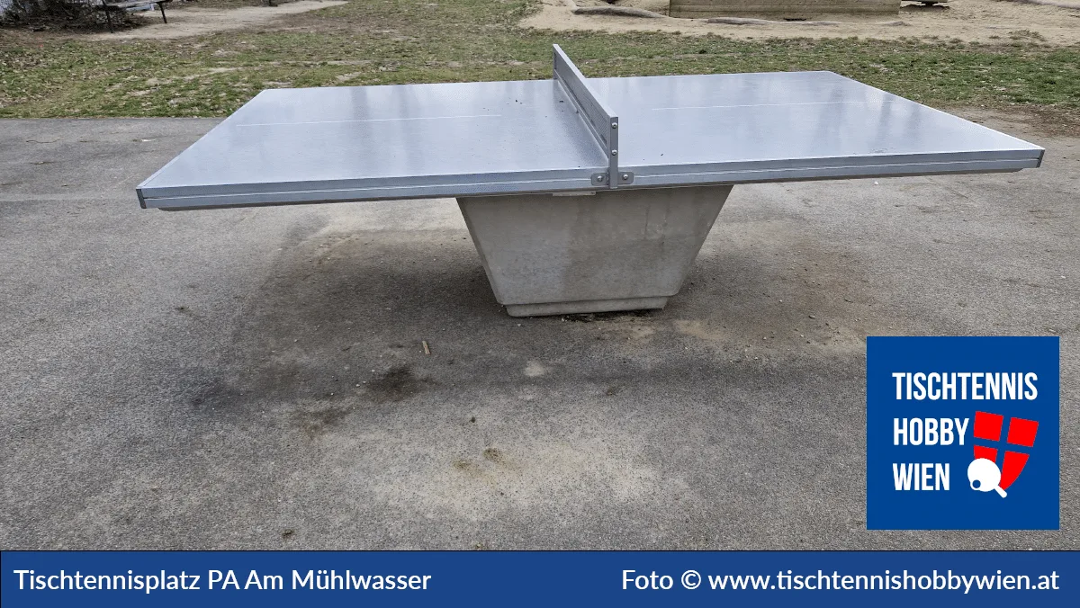 Tischtennistisch Parkanlage Am Mühlwasser, 22. Bezirk, Donaustadt