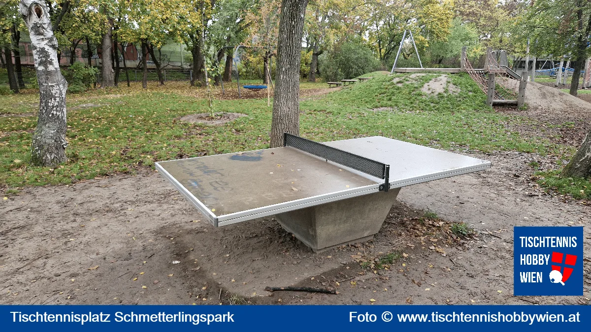 Tischtennistisch Schmetterlingspark, 20. Bezirk, Brigittenau