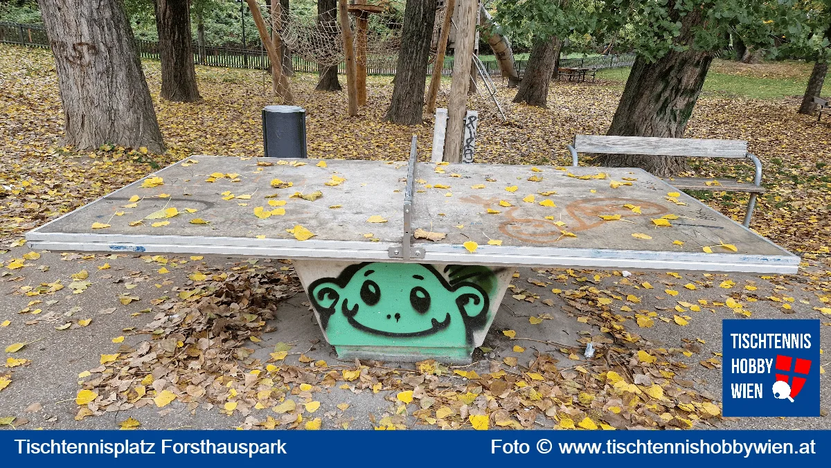 Tischtennistisch Forsthauspark, 20. Bezirk, Brigittenau