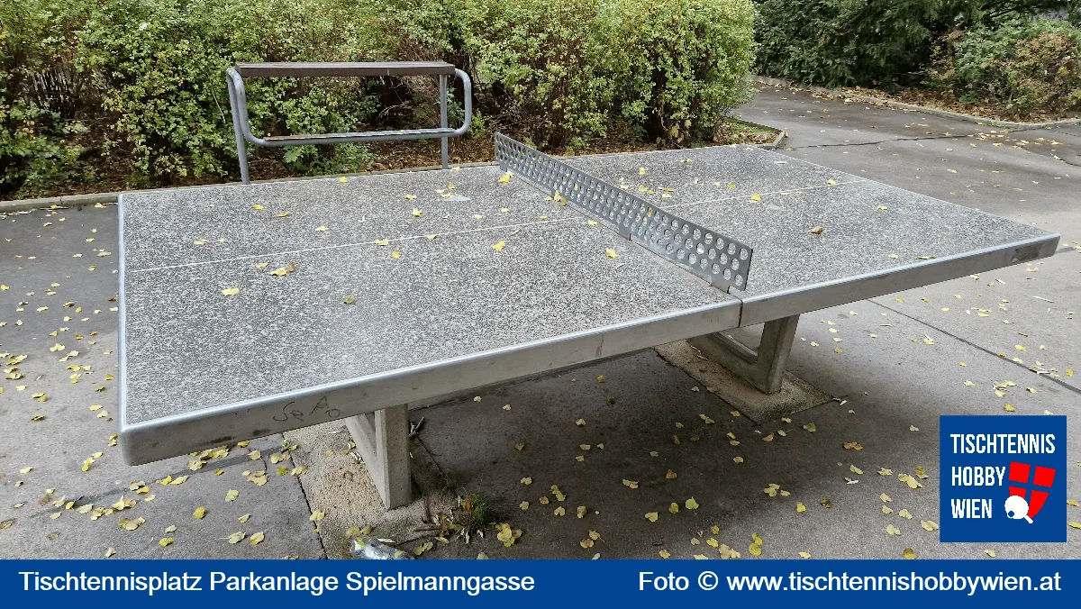 Tischtennistisch Spielmanngasse, 20. Bezirk, Brigittenau