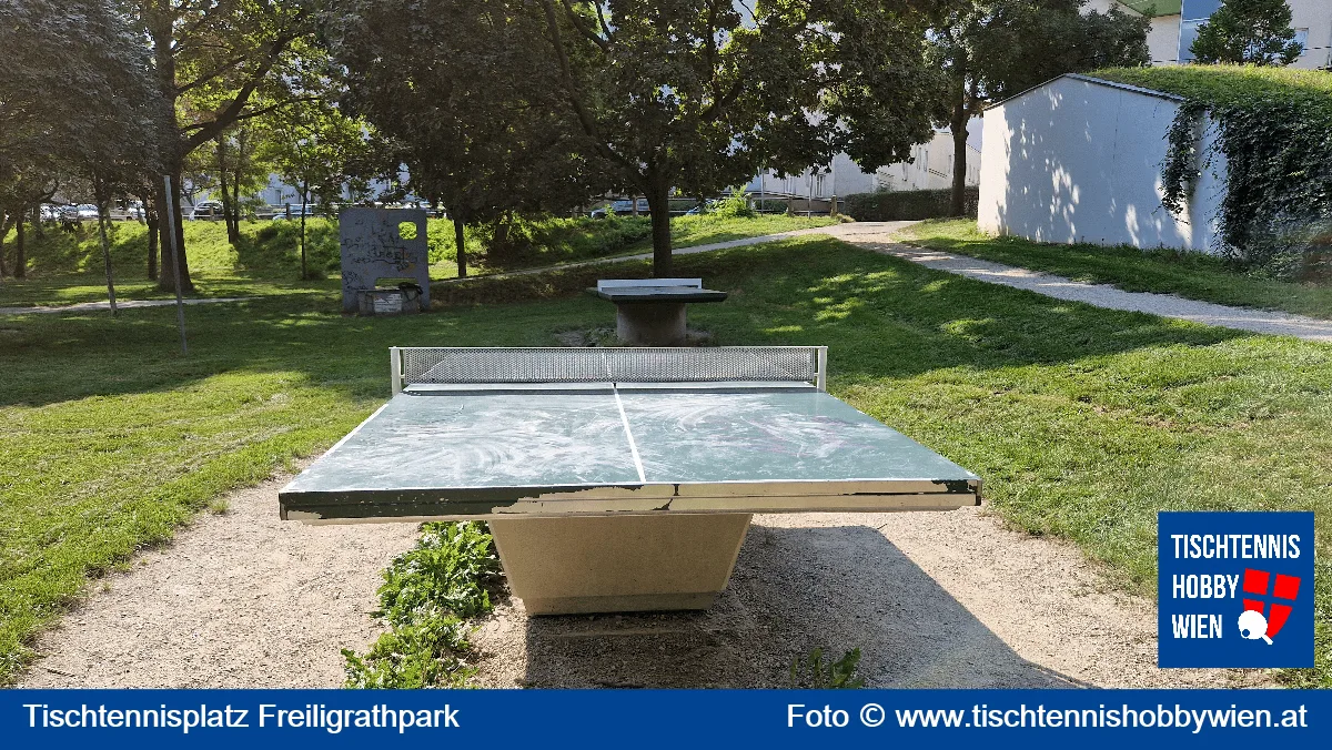 Tischtennistisch Freiligrathpark, 21. Bezirk, Floridsdorf