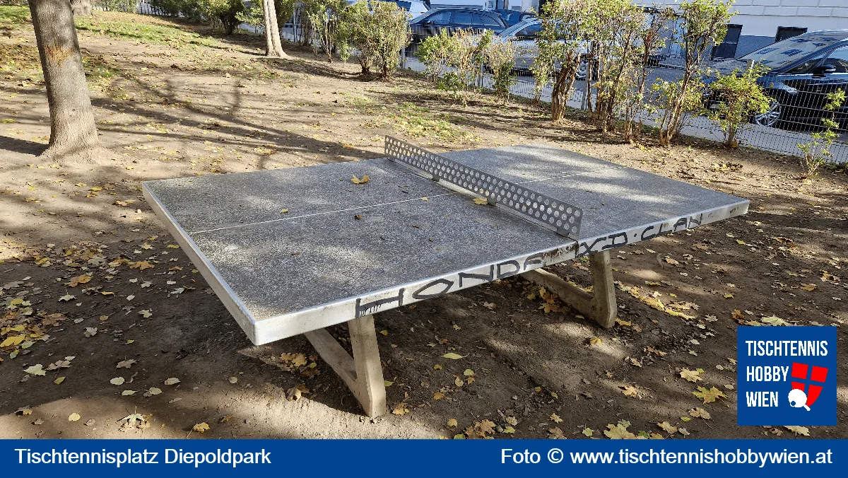 Tischtennistisch Diepoldpark, 17. Bezirk, Hernals