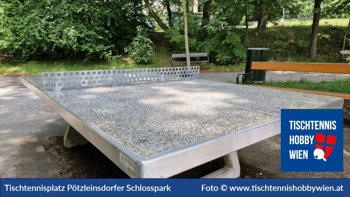 Tischtennistisch Pötzleinsdorfer Schlosspark, 18. Bezirk, Währing