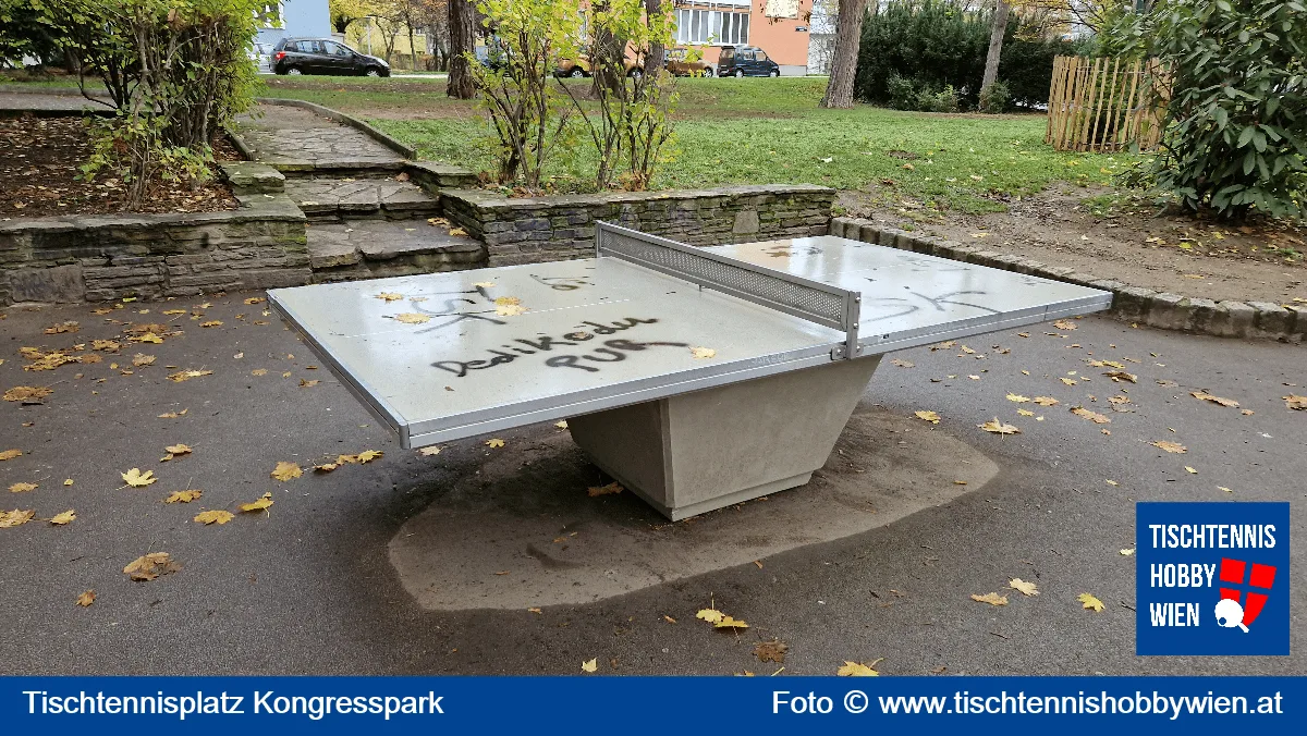 Tischtennistisch Kongresspark, 16. Bezirk, Ottakring