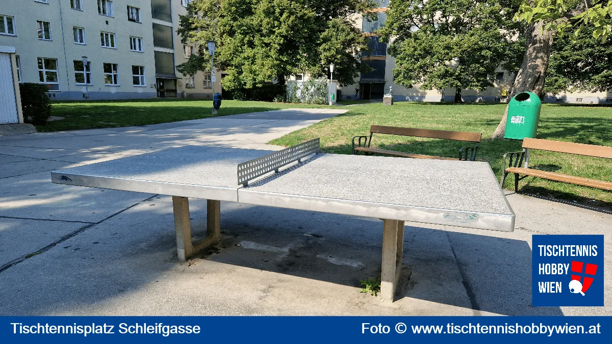 Tischtennistisch Schleifgasse, 21. Bezirk, Floridsdorf