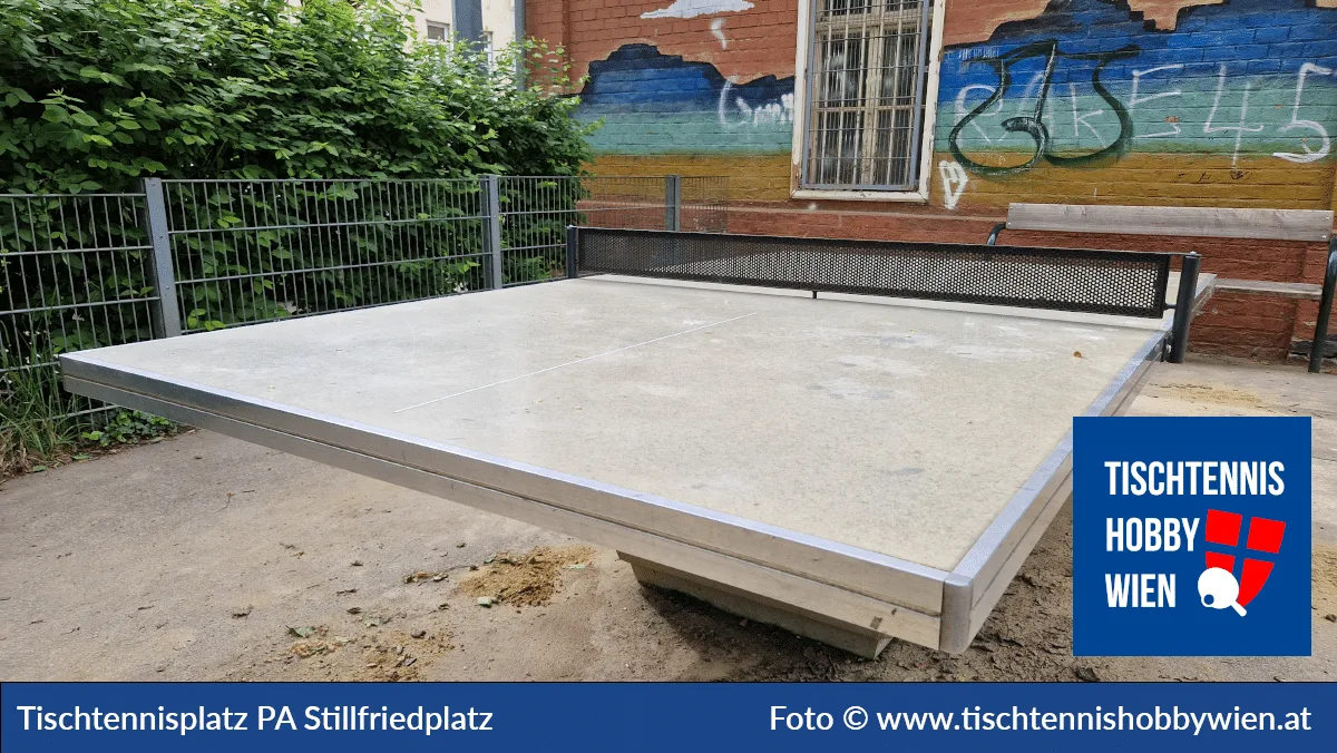 Tischtennistisch Parkanlage Stillfriedplatz, 16. Bezirk, Ottakring