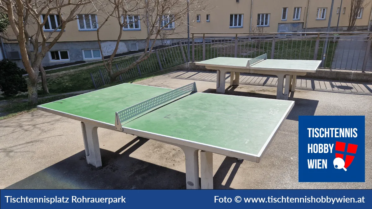 Tischtennistisch Rohrauerpark, 15. Bezirk, Rudolfsheim-Fünfhaus