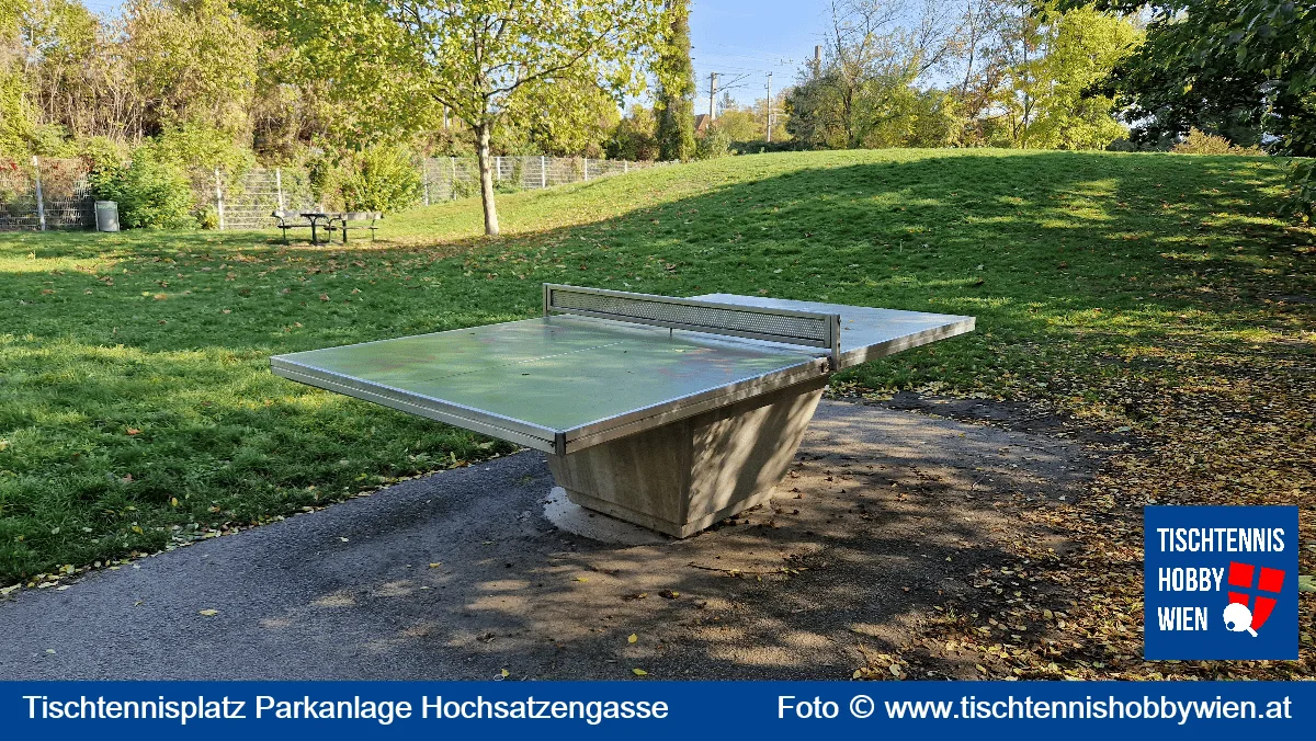 Tischtennistisch Parkanlage Hochsatzengasse, 14. Bezirk, Penzing