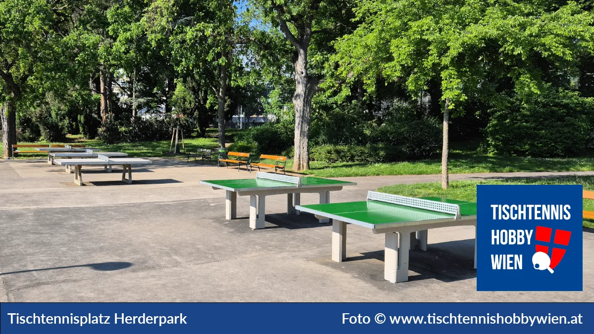 Tischtennistisch Herderpark, 11. Bezirk, Simmering