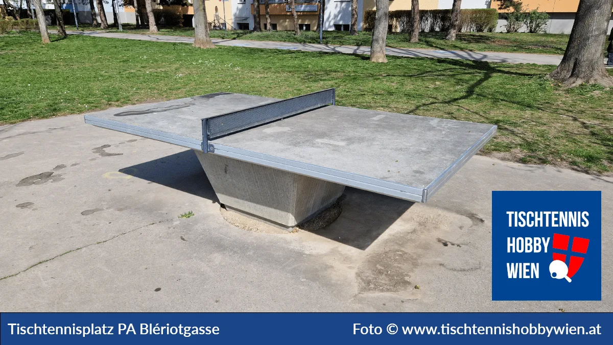 Tischtennistisch Parkanlage Blériotgasse, 11. Bezirk, Simmering