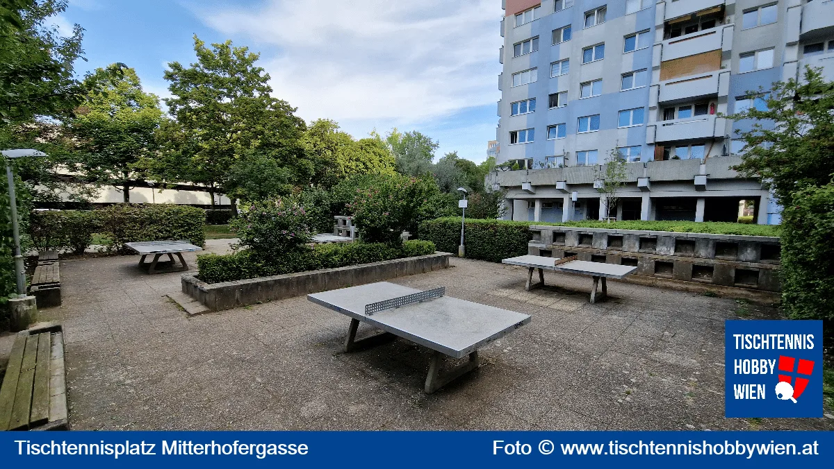 Tischtennistisch Mitterhofergasse, 21. Bezirk, Floridsdorf