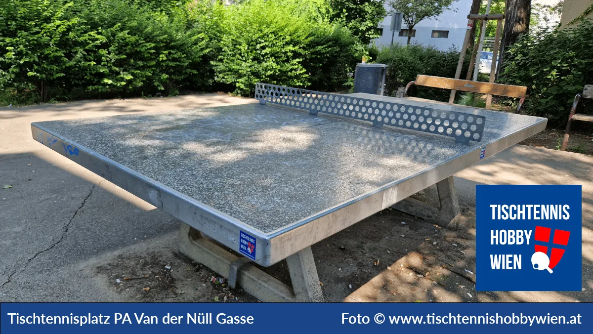 Tischtennistisch Parkanlage Van-der-Nüll-Gasse, 10. Bezirk, Favoriten