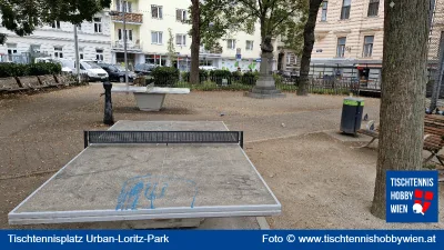 Tischtennistisch Parkanlage Urban-Loritz-Platz