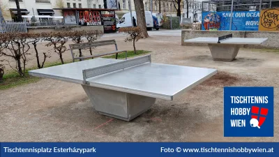 Tischtennistisch Esterházypark