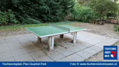 Tischtennistisch Planquadrat Park