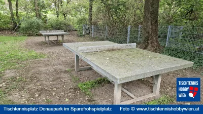 Tischtennistisch Donaupark - im Sparefrohspielplatz