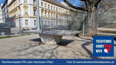 Tischtennistisch Parkanlage Ludo-Hartmann-Platz