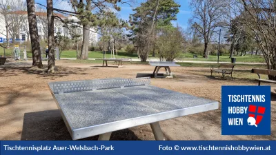 Tischtennistisch Auer-Welsbach-Park