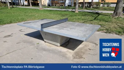 Tischtennistisch Parkanlage Blériotgasse